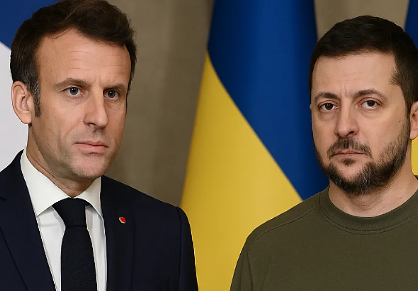 Makron i Zelenski, foto: ParizDanas.com
