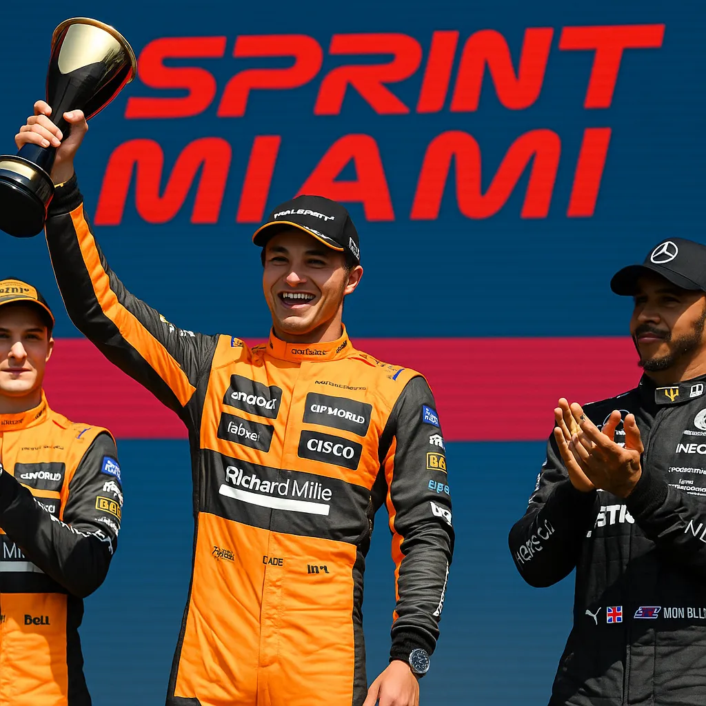 Lando Norris pobedio na sprint trci u Majamiju ispred Piastrija i Hamiltona