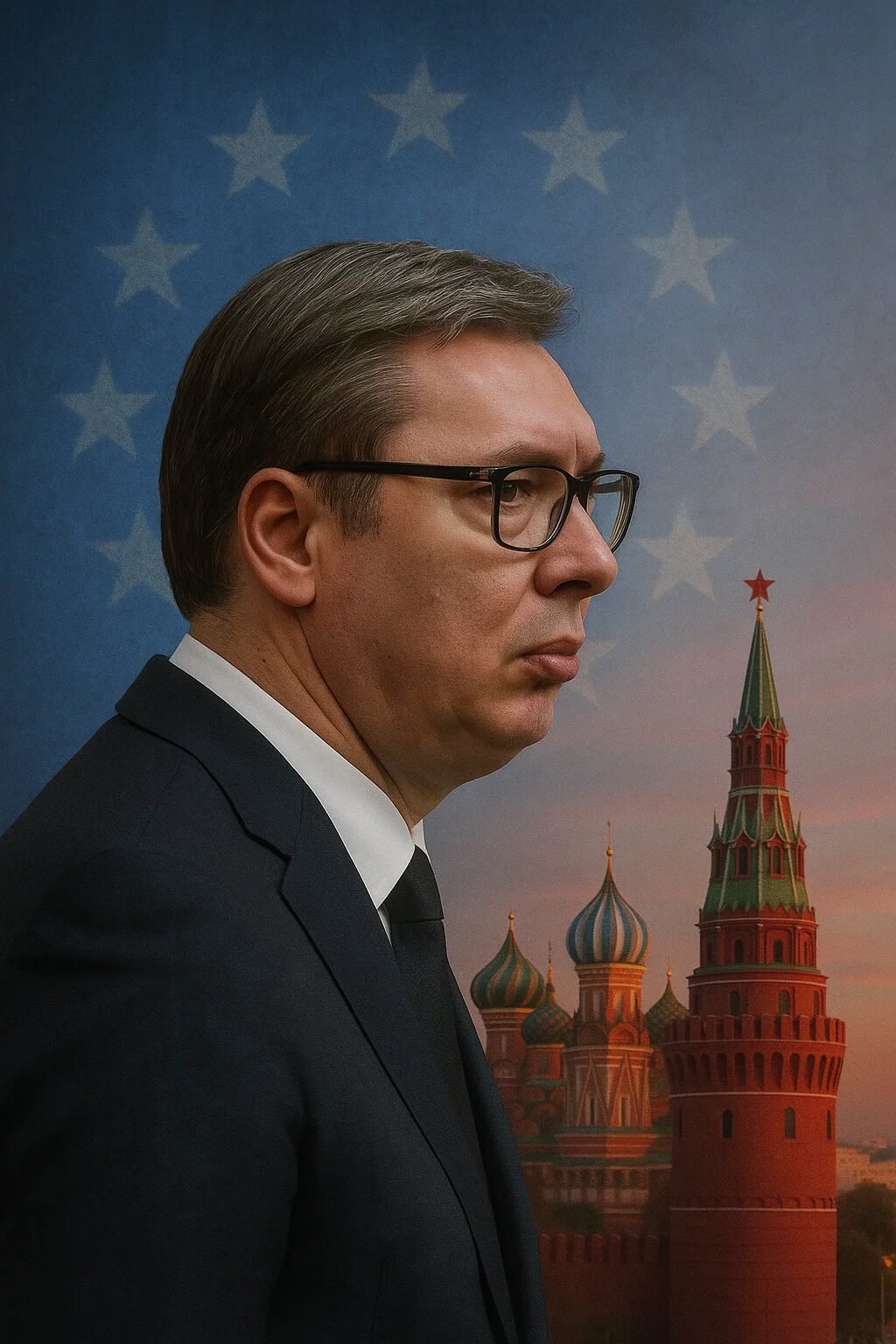 Vučić gleda u Moskvu, foto: Pariz Danas